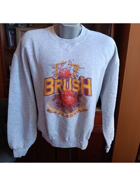Large Vintage Sweatshirt Brush Colorado Girls Basketball Russell 1990's Crewneck